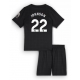 Tottenham Hotspur Brennan Johnson #22 Gostujuci Dres za djecu 2025-26 Kratak Rukav (+ Kratke hlače)
